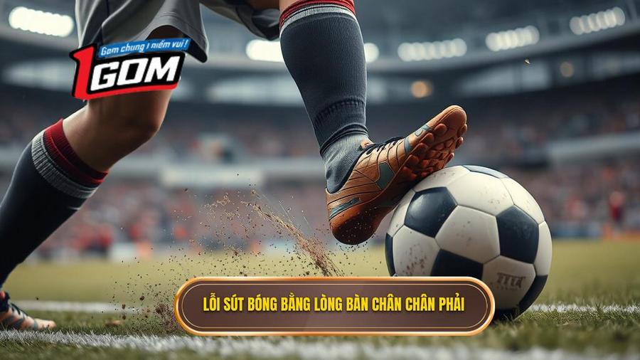 3. Các lỗi thường gặp khi thực hiện kỹ thuật sút bóng bằng lòng bàn chân phải