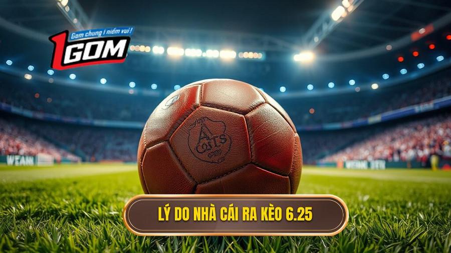 3. Tại sao nhà cái lại đưa ra kèo tài xỉu 6.25?
