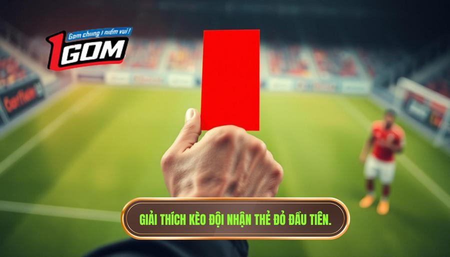 Giải thích kèo đội nhận thẻ đỏ đầu tiên.