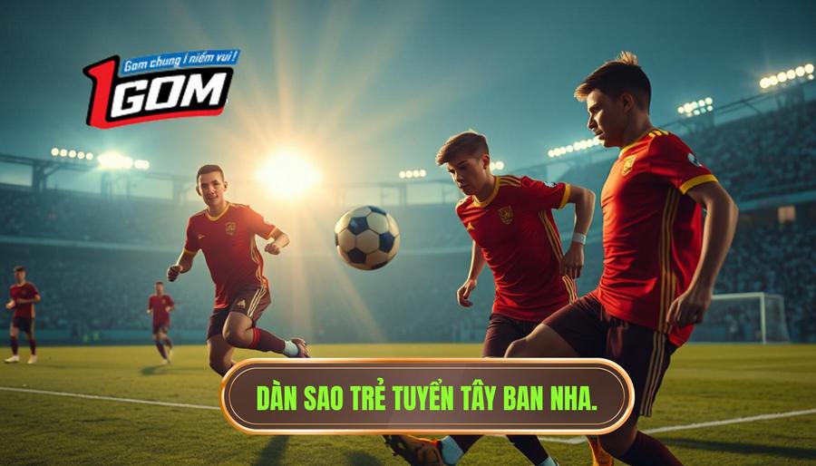 Dàn sao trẻ tuyển Tây Ban Nha.