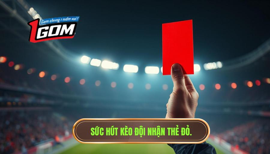 Sức hút kèo đội nhận thẻ đỏ.